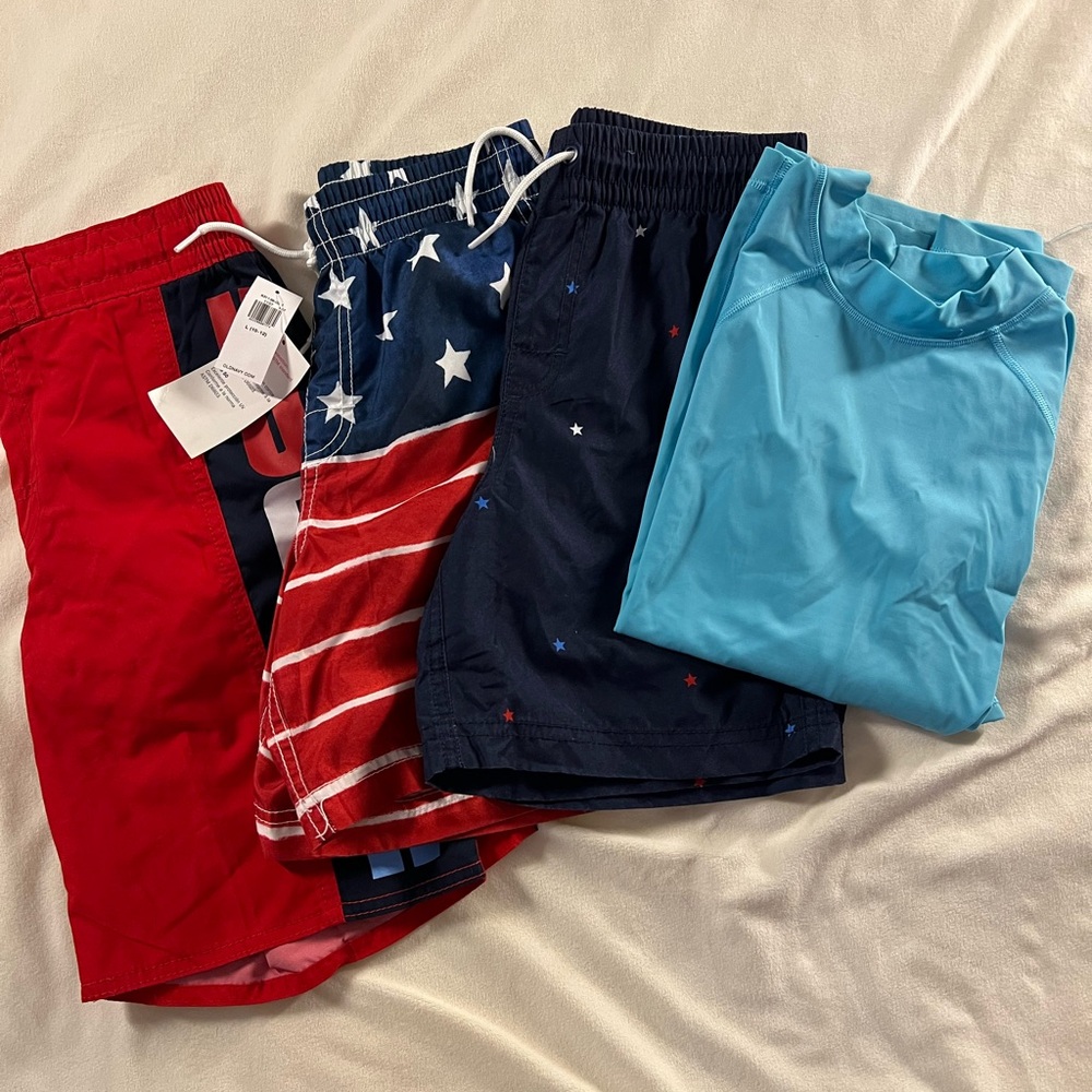 Boys 10-12 Swim Wear 4 Pack